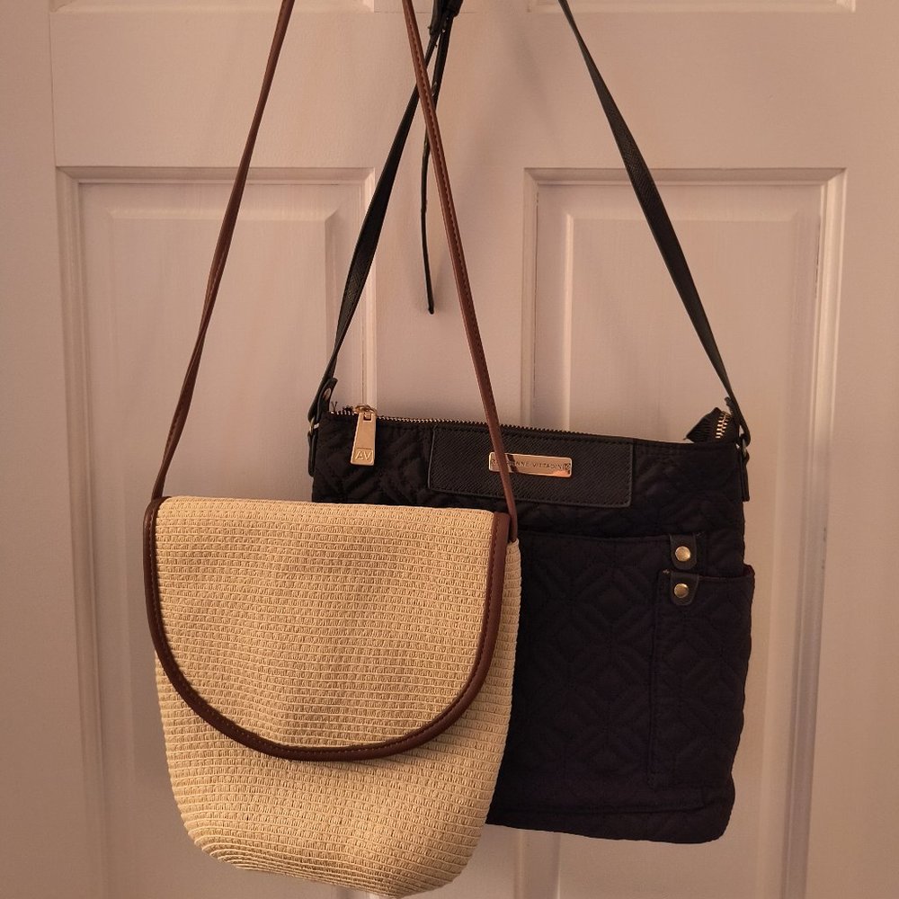 2-bags - Women's Crossbody Bags - 1-Talbots and 1-Adrienne Vittadini